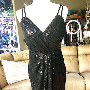 Black cocktail dress